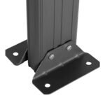 Carport aus anthrazitfarbenem Aluminium, 3 x 5 m – Bild 5