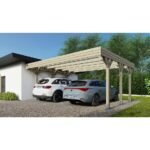 Carport, Unterstand 6,06 x 5,03 m – 30 m² – PVC-Dach – CAR5PVCTR