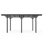 MORATA Doppelstabzaun, Rundumhöhe: 200 cm / Länge: 16 m, 2 Eckpfosten – Bild 4