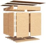 Gartenhaus Amrum 3 aus naturbelassenem Fichtenholz – Bild 7