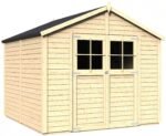 Gartenhaus Osterbek 4 aus naturbelassenem Fichtenholz