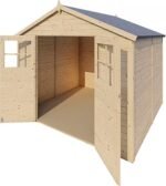 Gartenhaus Osterbek 4 aus naturbelassenem Fichtenholz – Bild 5