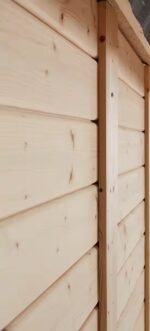 Gartenhaus Osterbek 4 aus naturbelassenem Fichtenholz – Bild 7