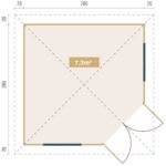 Gartenhaus Vikträ Arboga I 40 – Bild 2