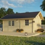 Gartenhaus Eigenmarke Layana mit Schlafboden