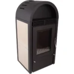 Kaminofen wasserführend Marbella Hellgrau