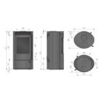 ORANIER+ ARKTIS 7 2.0 KAMINOFEN PUREBLACK SONDEREDITION – Bild 7