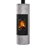 ORANIER ARKONA W+ 2.0 KAMINOFEN STAHL SCHWARZ / SPECKSTEIN – Bild 2