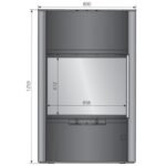 ORANIER FERAS W+ KAMINOFEN STAHL SCHWARZ – Bild 5