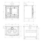 LA NORDICA SUPREMA 4.0 KÜCHENOFEN GUSS SCHWARZ – Bild 6