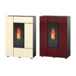 DAL ZOTTO LEYLA ELITE PELLETOFEN STAHL BORDEAUX – Bild 3