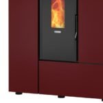 DAL ZOTTO LEYLA ELITE PELLETOFEN STAHL BORDEAUX – Bild 5