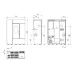 DAL ZOTTO LEYLA ELITE PELLETOFEN STAHL BORDEAUX – Bild 6