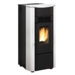 EXTRAFLAME GIUSY PLUS EVO 2.0 PELLETOFEN STAHL WEISS – Bild 2