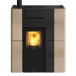 EDILKAMIN BLADE H 15 EVO WASSERFÜHRENDER PELLETOFEN KERAMIK BEIGE – Bild 2
