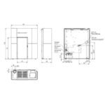 EDILKAMIN BLADE H 15 EVO WASSERFÜHRENDER PELLETOFEN KERAMIK BEIGE – Bild 5