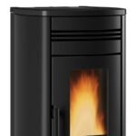 EXTRAFLAME EVOLUTION LINE SINFONY PELLETOFEN STAHL WEISS – Bild 4