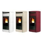 EDILKAMIN KIRA EVO PELLETOFEN KERAMIK WEISS – Bild 3