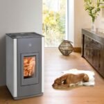 HAAS+SOHN HSP 6 PELLETTO IV PELLETOFEN PERL-ANTHRAZIT/WEISS