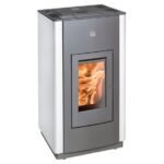 HAAS+SOHN HSP 6 PELLETTO IV PELLETOFEN PERL-ANTHRAZIT/WEISS – Bild 2