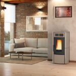 EXTRAFLAME EVOLUTION LINE TERRY PLUS PELLETOFEN MAJOLIKA GLÄNZENDES TORTORA – Bild 5