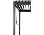 Pergola Basis mit Lamellendach, Pfosten 8,8x8,8 cm, 3x3,6m anthrazit – Bild 9