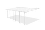 Angebaute Pergola/Carport 24m² KLEO 800L300 Aluminium Weiß – Bild 5
